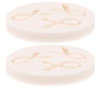 VINTORKY Moule à Pâtisserie en Silicone 2pcs Forme Nœud Ruban Antiadhésif Facile à Démouler pour DIY et Fabrication de Bonbons Chocolat Couleur Aléatoire