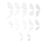 VINTORKY Moule DIY en Plastique, 24 Pièces, Modèle Réutilisable | Décoratifs Festifs, Activités de Groupe, Découpe Nette sans Bavure, Traçage Superposé Précis, Fournitures Créatives