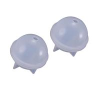 VINTORKY Moule en Silicone Flexible Blanc 2pcs Cuisson et Décoration de Gâteau, Sûr à Utiliser, Décoration de Fêtes et Chocolats