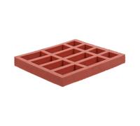 VINTORKY Moule en Silicone pour Briques Miniatures 8 Pièces Longues et 4 Carrées, Haute Élasticité, Compatible Résine et Ciment pour DIY et Modélisme Créatif