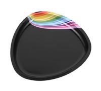 VINTORKY Multi-use Triangle Stainless Steel Tray for Nail Tools and Jewelry Organizer Space-saving Storage for Nail Art Accessories