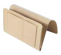 VINTORKY Organisateur de Lit Beige Espace de Rangement Supplémentaire en Feutre avec Compartiments Multiples Antidérapant pour Téléphones et Tablettes, pour Chambres et Dortoirs