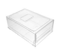 VINTORKY Organisateur Tiroir Réfrigérateur Transparent Grand Format Rangement Empilable Résistant Pour Fruits Et Aliments Boîte De Stockage Pratique Pour Cuisine Et Congélateur