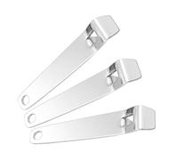 VINTORKY Ouvre-bouteille Multifonctionnel en Acier Inoxydable, Mini Ouvre-bouteille Portable pour Petites Bouteilles et Flacons, pour Voyage et Activités Extérieures, Lot de 3 Pièces