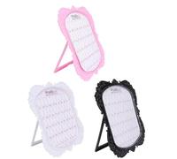 VINTORKY Panneau D'affichage pour Nail Art 3pcs en Abs Numéros Marqués, Finition Soignée, Tableau des Styles D'ongles pour Présentation et Pratique