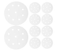 VINTORKY Papier Vapeur Bambou Perforé Lot de Antiadhésives pour Cuiseur Vapeur et Friteuse à Air pour Dim Sum Buns et Cuisson Uniforme