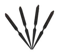 VINTORKY Peigne de Coiffure 4Pcs pour Hommes et Femmes Brosse à Cheveux de Salon Taille Compacte à la pour Cheveux Mouillés et Secs Démêlage Facile Portable