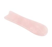 VINTORKY Pierre de Gua Sha en Quartz Naturel Rose pour Soin du Visage et Relaxation Musculaire Équilibre Émotionnel et Énergie