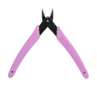 VINTORKY Pince Diagonale pour Retirer Strass et Décorations D'ongles en Acier Inoxydable Portable, Outil Nail Art Manucure Violet, Coupe-ongles Puissant pour Bijoux Ongles, Accessoire