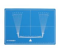 VINTORKY Planche de réglage de monture de lunettes, outil de mesure d'angle pour lunettes, plateau de test pour l'alignement et le réglage des 11,81 x 8,66 pouces