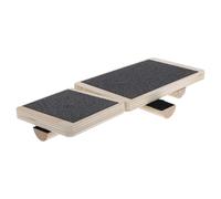 VINTORKY Planche d'Équilibre Jambe en Bois Antidérapante pour Renforcement Cheville et Stabilité du Pied, Entraîneur de Posture pour Exercices de Ballet et Rééducation