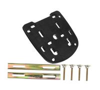 VINTORKY Plaque de Fixation pour Valise Moto avec Visserie en Fer et PP Kit de Montage Support Porte-Bagages Arrière Renforcé Compatible Top Case Moto Solide et Résistants