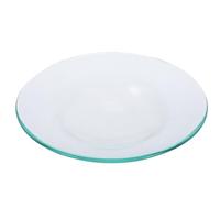 VINTORKY Plat en Verre de Remplacement 10 CM pour Chauffe-Cire Plaque Chauffante à Cire Accessoire pour Diffuseur D’Arômes Surface Lisse sans Bavures Compatible Brûleur Aromathérapie