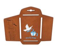 VINTORKY Pochoirs pour Enveloppes Vintage en Bois Couleur Café, Modèle Multi-usage pour Lettres et Créations Manuscrites, pour Occasions Spéciales et Emballages