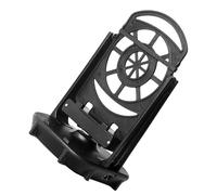 VINTORKY Podomètre Téléphone Portable Double Support Agitateur Silencieux à Roulement Balancement Fluide Noir pour Marche et Bureau
