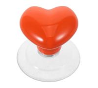 VINTORKY Poignée à ventouse pour règle de couture et de quilting - Ventouse pour soulever les règles et gabarits de couture - Poignée porte-règle en forme de cœur à forte adhérence