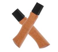 VINTORKY Poignée de remplacement bois marron 2pcs pour couteaux de cuisine adaptées aux fournitures de cuisine et prolongation de durée de vie