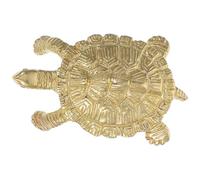 VINTORKY Poignée Mini Tortue en Laiton Doré Style Chinois Créatif, Bouton de Commode Confortable et Facile à Installer pour Tiroirs et Armoires Maison