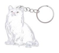 VINTORKY Porte-clés pour Rangement des Poils de Chat Commémoratif en Abs de Chat, Boîte Légère Accessoire Souvenir Créatif pour Usage Quotidien ou Mémorial