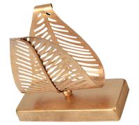 VINTORKY Porte-serviettes en Fer Vintage pour Table Rangement Pratique, Support Serviette Papier Or Design Citrouille, pour Cuisines et Maisons