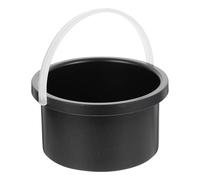 VINTORKY Pot de Cire en Aluminium Noir Fiable Poignée, Facile à Nettoyer, pour Soin D'épilation et Fusion de Cire Professionnelle