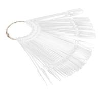 VINTORKY Présentoir à Ongles Transparent 100 Bâtonnets D’échantillons de Vernis à Ongles Palette en Plastique pour Nail Art Accessoires pour Manucure Conseils Couleurs