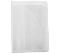 VINTORKY Protège-Cahier Transparent A5 Imperméable Housse Plastifiée, Protection pour Carnets, Cahiers et Journaux d'Élève en Milieu Scolaire