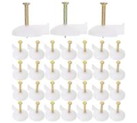 VINTORKY Punaises Métalliques Argentées pour Maçonnerie 100pcs Installation Facile et Maintien Stable pour Projets DIY sur Papier Peint et Tissu Mural