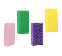 VINTORKY Râpe à Pieds en Mousse Pu Pratique et Lavable, Lot de 4 Pièces pour Exfoliation et Enlèvement des Callosités, Outil pour Usage Domestique en Salon Couleur Couleur Aléatoire