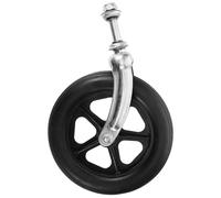 VINTORKY Roue Frontale de Fauteuil Roulant avec Roulement, Assemblage de Fourche en Métal et Plastique, Diamètre 19cm, Direction Fluide pour Usage Quotidien
