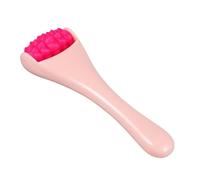 VINTORKY Rouleau de Massage pour Visage et Yeux 1 Pièce Silicone Rouge Rose Adapté Massage du Cou, Front et Contour des Yeux