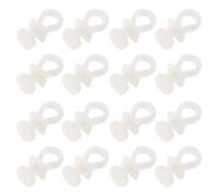 VINTORKY roulettes Plastiques Beige 30 Pièces pour Rail de Rideau Coulissant Adaptées aux Rideaux de Camping-Car et Barrières de Lit Superposé