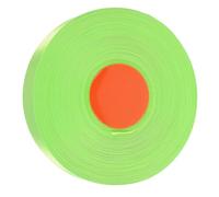 VINTORKY Ruban de Signalisation Fluorescent Vert Clair en Polyester, Non Adhésif, Haute Visibilité, Réutilisable, pour Délimiter les Zones de Travail Frontières