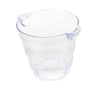 VINTORKY Seau à Glace Transparent 4l en Plastique Résistant Multifonctionnel pour Bouteille De Vin Et Bière, Usage Hôtel, Bar, Fête, Rafraîchisseur De Boissons