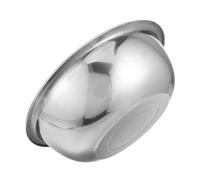 VINTORKY Seau de Lavage de Pieds en Acier Inoxydable 36 CM pour Bain de Pieds Spa et Trempage à Domicile, Portable et Robuste Design Rond et Antidérapant