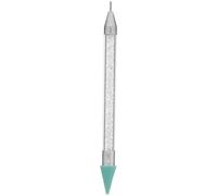 VINTORKY Stylo à Pointiller pour Nail Art Design Double Extrémité en Acrylique Blanc, Facile à Utiliser et Adapté aux Professionnels Débutants