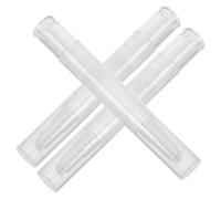 VINTORKY Stylo Distributeur de Gloss Vide 3 Pièces Embout Mousse, Tubes Rechargeables 5 Ml, Stylo Maquillage Compact pour Retouches Beauté en Déplacement