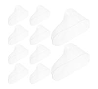 VINTORKY Support d’exposition de chaussettes et chaussures pour tout-petits, lot de 20 pieds en PVC transparent de 9 cm, utilisable en boutique et famille, modèle durable