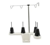 VINTORKY Support de fil pour machines à coudre - Porte-bobines universel 4 bobines pour machines à broder, à quilter et à surjeter - Système d'enroulement stable