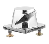 VINTORKY Support de Jambe de Tom Argenté Facile à Transporter en Fer Argenté, Accessoire pour Batterie Installation Rapide, Repose-pied pour Percussionniste