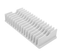 VINTORKY Support de Téléphone Portable Compact et Portable en Pvc Blanc Multifonctionnel Rangement pour Calculatrice pour Usage en Milieu Éducatif