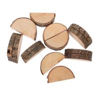 VINTORKY Support Demi-Rond en Bois 10pièces Porte-Cartes Et Porte-numéros De Table pour Mariages Et Réceptions