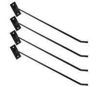VINTORKY Support mural pour ballons de gym (lot de 4) - ballons de yoga - Rangement pour équipements de musculation et de stabilité - Fixation murale pour échelle de garage, salle de sport ou