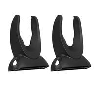 VINTORKY Support Mural pour Scanner de Codes-Barres 2 Pièces avec Base Stable en Plastique Noir, Accessoire Polyvalent pour Entrepôts et Supermarchés