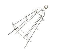 VINTORKY Support Suspendu pour Barbecue en Acier Inoxydable Grille Petite Taille avec Crochets Support pour Aliments à Suspendre Accessoire Cuisson Extérieur Solide et Pratique