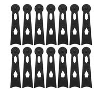 VINTORKY Supports de Chevalet Rotatifs en Plastique Noir, Réglables Outil, 14 Pièces pour Cadres Photo de 18-25 Cm, pour Bureaux et Expositions