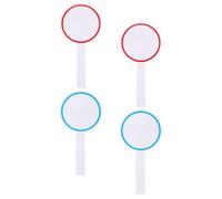 VINTORKY Tableau de Score Réutilisable 4 Pièces 10X20 CM Panneau d'Affichage Simple Face pour Réunions et Concours