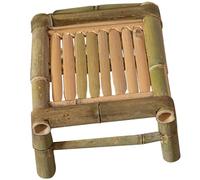 VINTORKY Tabouret Vintage en Bambou Naturel 20X28X28 CM Usage Domestique et Étés, Tabouret de Tissage Robuste pour Maison, Buanderie et Bureau