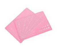 VINTORKY Tapis de Découpe Auto-Cicatrisant Double Face A5 pour Loisirs Créatifs, Planche à Découper en ABS avec Lignes de Mesure Précises, Antidérapant, Solide, pour Scrapbooking et