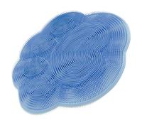 VINTORKY Tapis de Massage et Épurateur de Dos Forme Patte de Chat en Silicone Ventouses Coussin de Massage Dorsal Antidérapant Polyvalent pour Bain et Salle de Bain